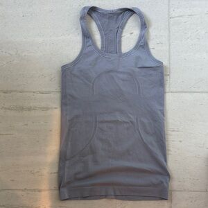 lululemon athletica Blue Racerback Tank Top